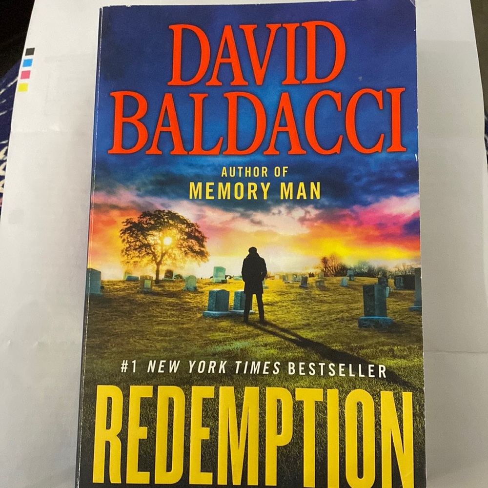 David Baldacci softcover book Redemptiom new